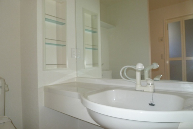 洗面設備　202号室写真