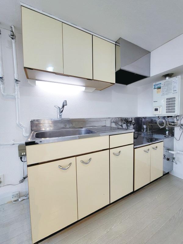 キッチン　2口コンロが置けるキッチン