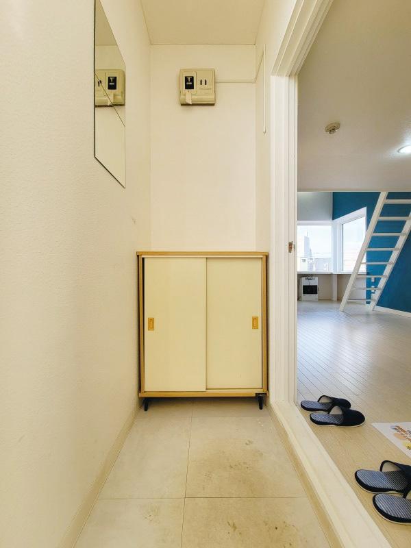 玄関　シューズボックス付きの玄関