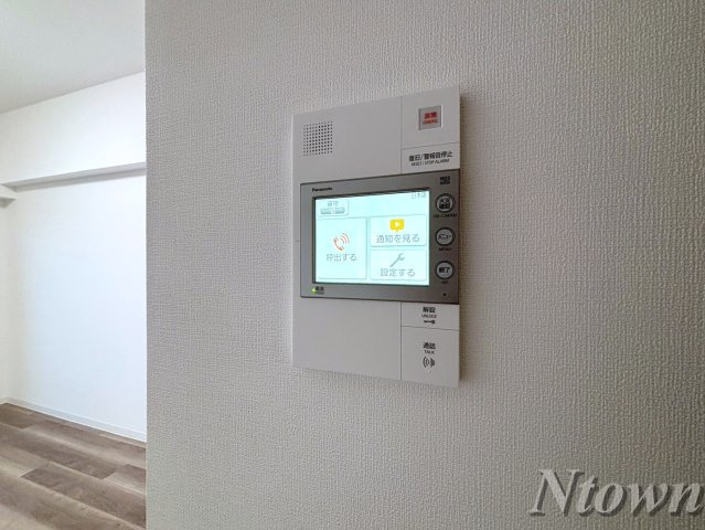 セキュリティ　モニター付きです
