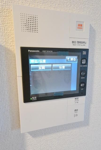 セキュリティ　★カラーモニターつきドアホン★
