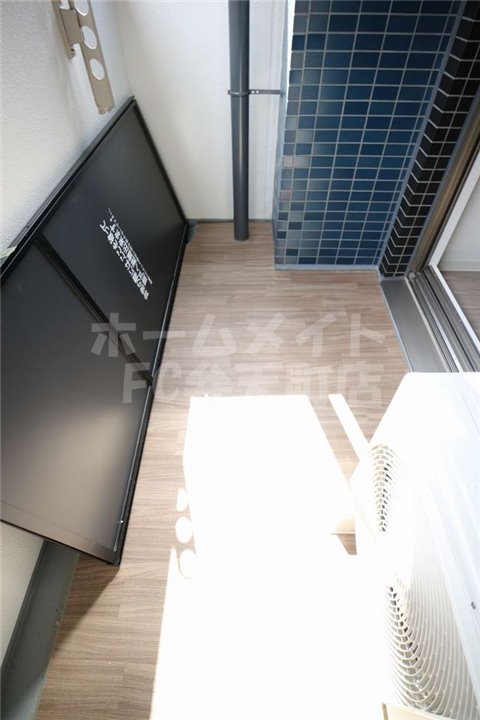 バルコニー　バルコニーで洗濯物が干せます