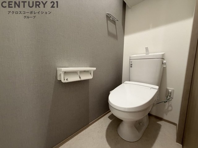 トイレ　ゆったりとした空間のトイレです