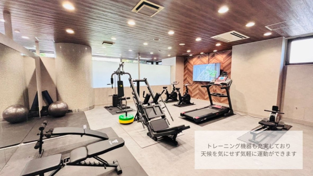 その他共有部分　入居者様専用フィットネスジム　無料でご利用可能