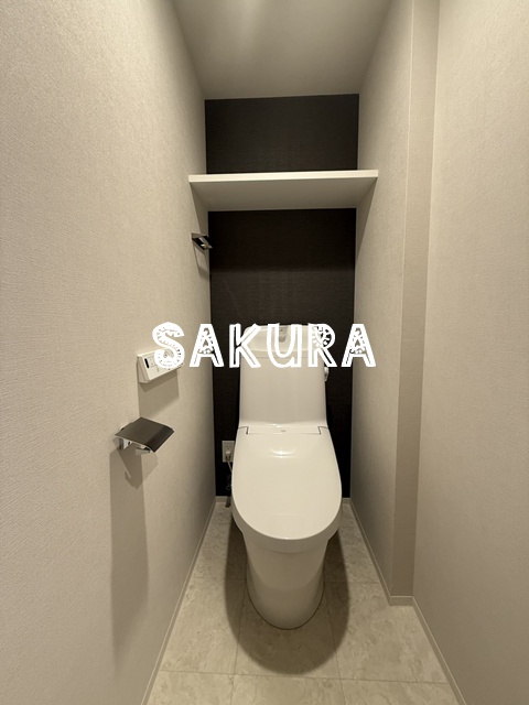 トイレ　落ち着いた色調のトイレです♪