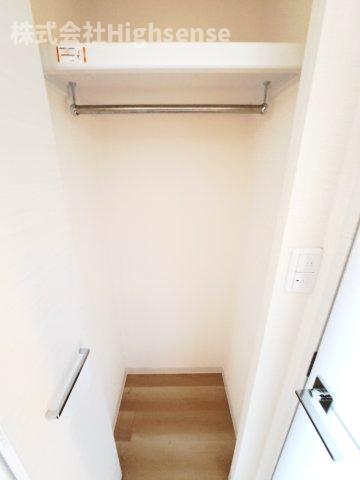 収納　たっぷりとした収納スペースです