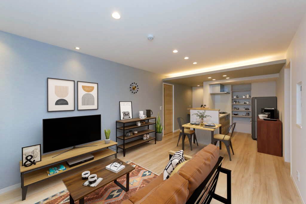 居室・リビング　家具はＣＧですので実際にはつきません