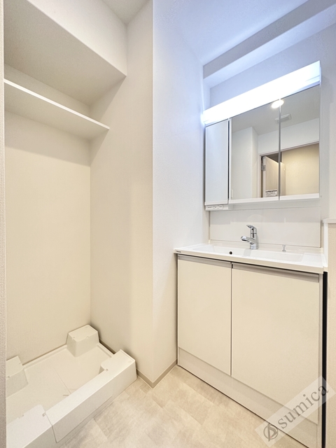 洗面設備　シンプルに使いやすく・・・