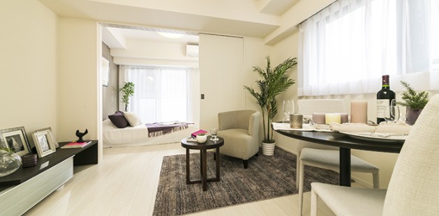 居室・リビング　※モデルルームです。家具はつきません