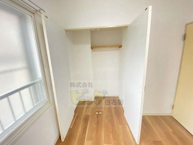 収納　各部屋にクローゼット付きです♪