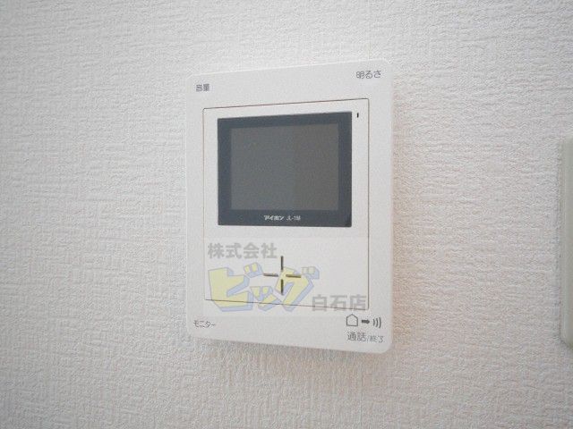 セキュリティ　モニター付きインターホン完備しています♪