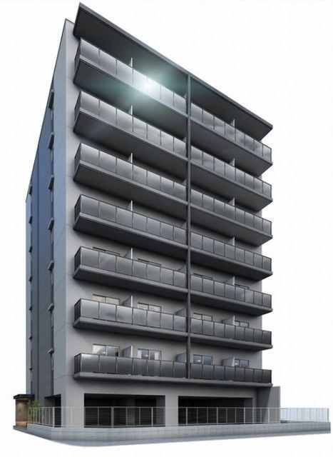 建物外観　完成イメージパース