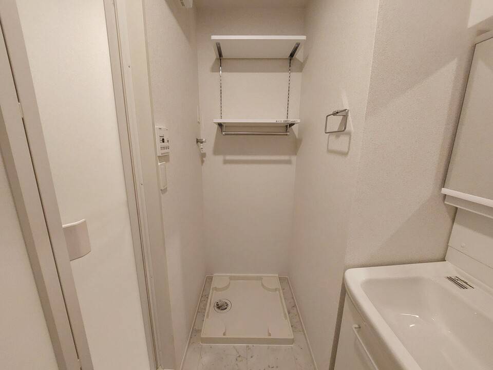 洗面設備　洗濯機置場