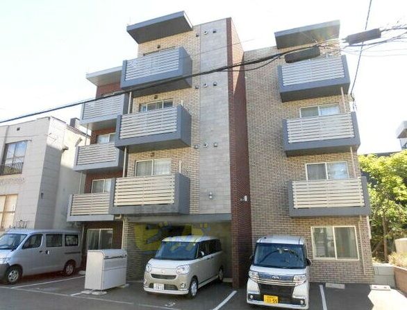建物外観　都市ガス・ネット無料のデザイナーズマンションです♪