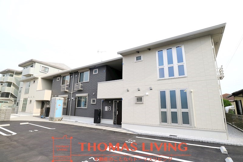 建物外観　粕屋町でのお部屋探しは、トーマスリビング粕屋店へご相談下さい