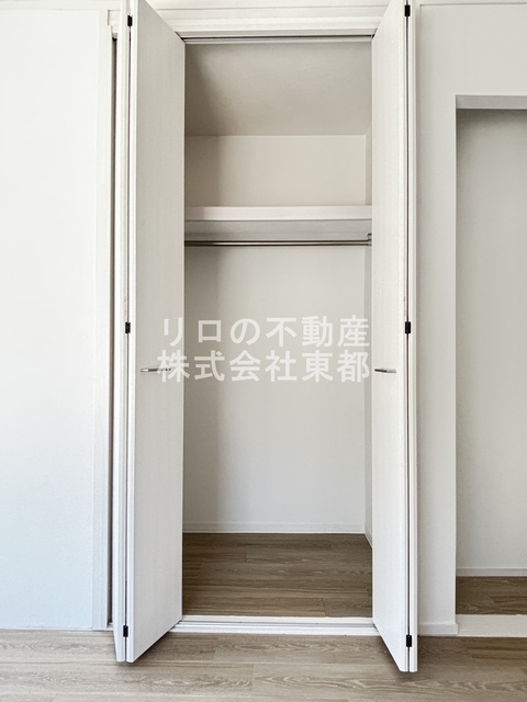 収納　奥行のある収納付です！増えがちな荷物をもスッキリ収納できます