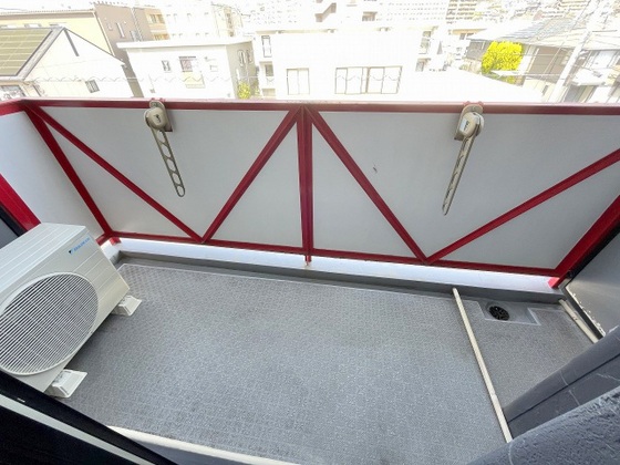 バルコニー　※別部屋の写真です