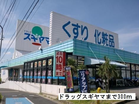 ドラックストア　ドラッグスギヤマ（ドラッグストア）まで300m