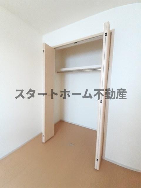 収納　たっぷりとした収納スペースです