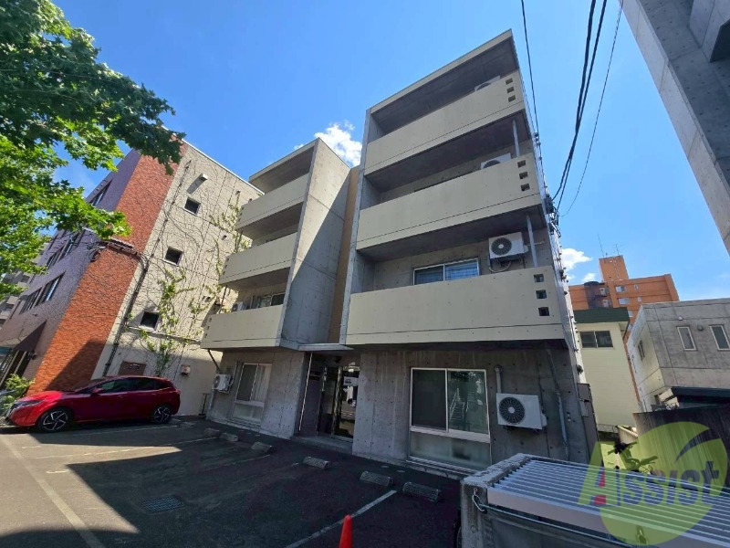 建物外観　札幌市中央区北六条西「ブロサム桑園」