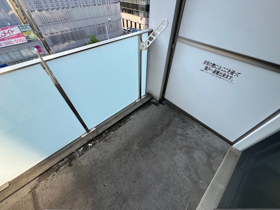 バルコニー　※別部屋の写真です