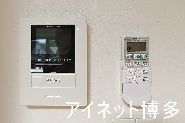 セキュリティ　急な来客時も安心ですね
