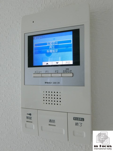 セキュリティ　来客の顔が見える安心のTVモニターホン
