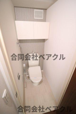 トイレ　ゆったりとした空間のトイレです