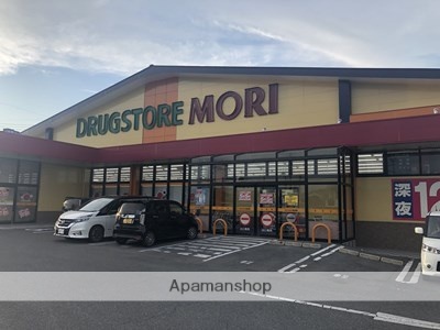 ドラックストア　ドラッグストアモリ嘉島店（ドラッグストア）まで297m