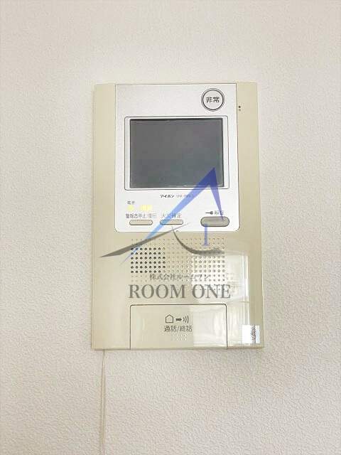 セキュリティ　モニター付インターホンです。