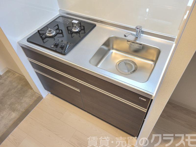キッチン　２口コンロのシステムキッチン♪