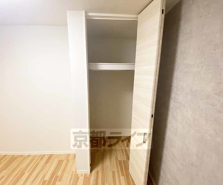 収納　二段仕様のクローゼットです。