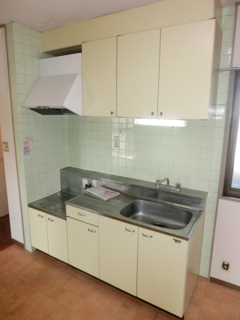キッチン　大きなキッチンはお好きなコンロを設置して楽しくお料理。