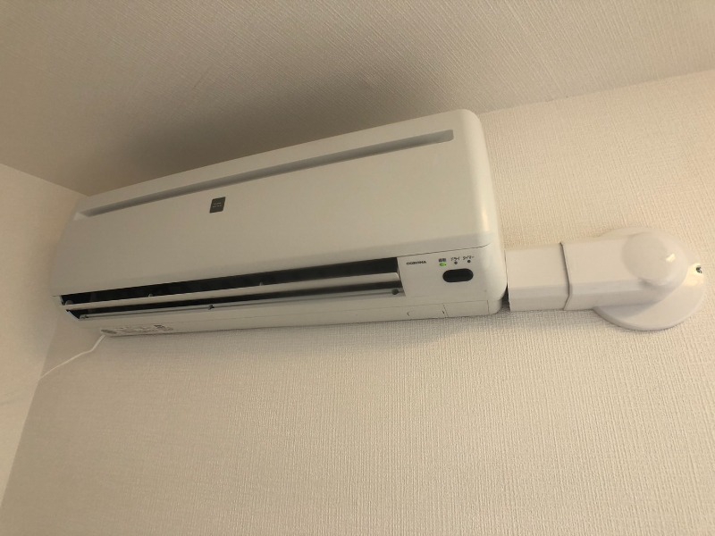 その他設備　エアコンが設置してありますので、寒暖対策もばっちり。