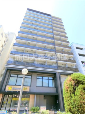 建物外観　2022年11月築　RC鉄筋コンクリート造地上13階建て1K