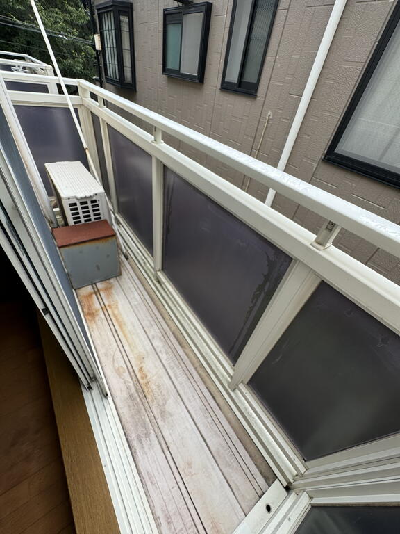 バルコニー　※退去予定の為、別部屋（202）参考写真