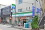 コンビニ　ファミリーマート原木中山駅前店（コンビニ）まで528m
