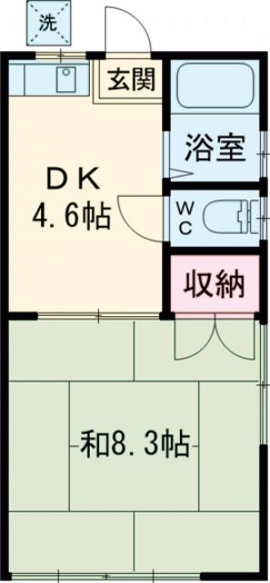 ハイツ元町Aの間取り写真