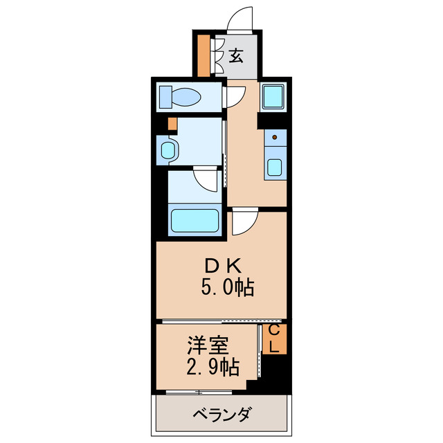 パークアクシス新栄の間取り写真