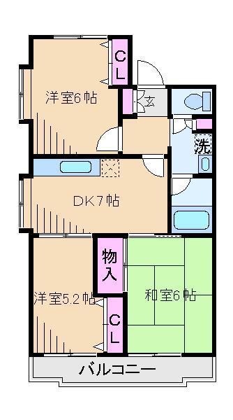 メゾンタカギの間取り写真