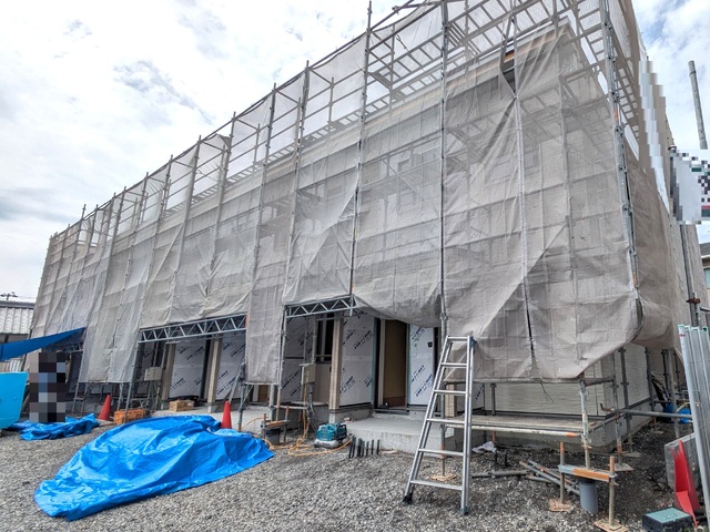 建物外観　建設中