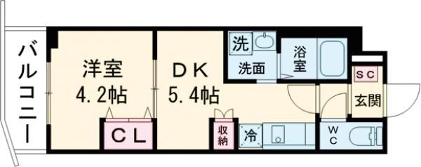 クラシー中野弥生町の間取り写真