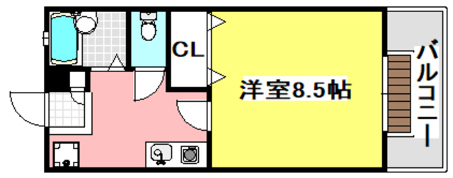 メゾンドユウA棟の間取り写真