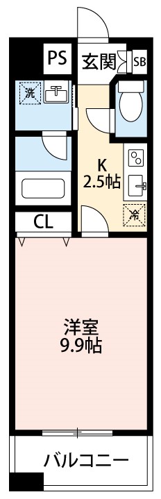 カーサビアンカ東岡崎の間取り写真