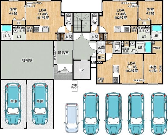 駐車場