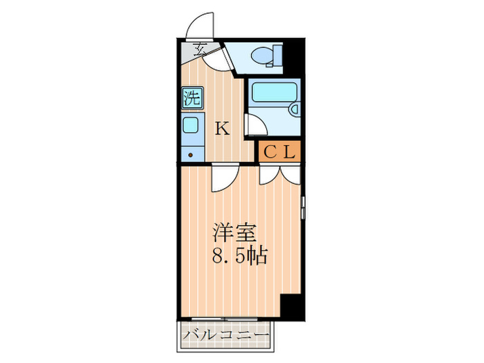 アベニュー高辻の間取り写真