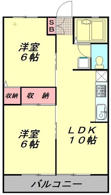 ファミール東松山の間取り写真