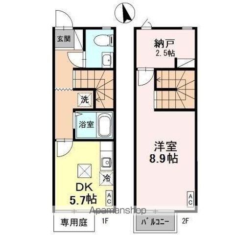 CasaJR箱崎 D棟の間取り写真