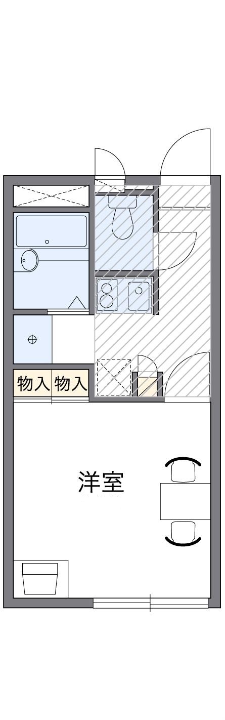近鉄大阪線 近鉄八尾駅 徒歩13分 2階建 築22年の間取り写真