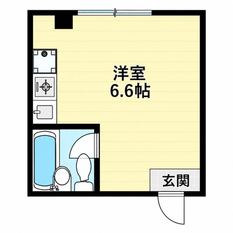 フローラハイツ千代崎の間取り写真